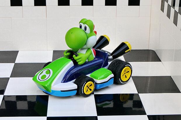 27730 Carrera Evolution Mario Kart Fahrzeug Yoshi - 27730 - nachträglich digitalisiert